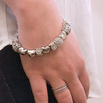 MYC Paris - Armband Radiant Charm - Silber und Kristall