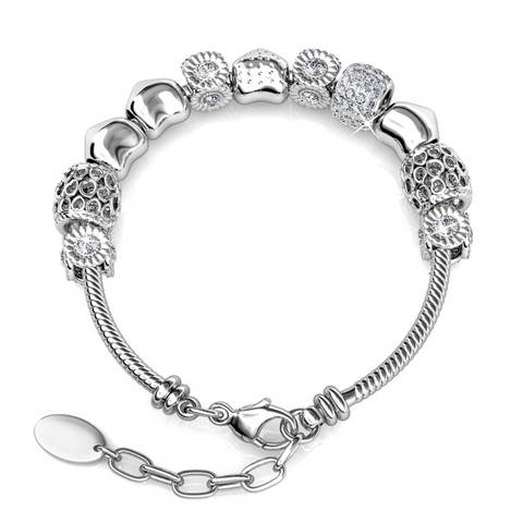 MYC Paris - Armband Radiant Charm - Silber und Kristall