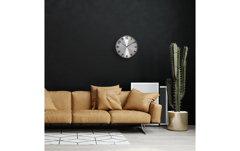 NeXtime - Wanduhr - Reflection - Durchmesser 40 cm - Grau