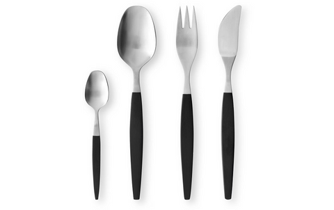 Gense - Besteckset - Focus de Luxe - 12-teilig - Schwarz-Silber
