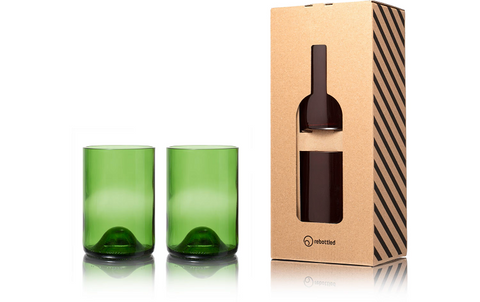 Rebottled - Trinkglas 330 ml - 2 Stück