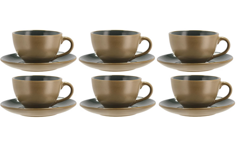 Bitz - Kaffeetasse Wood 240 ml - 6 Stück