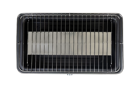 Krafter - Holzkohle-Tischgrill Quadro - Schwarz