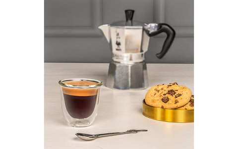 Bialetti - Espresso Becher - Firenze - 80 ml - 2 Stück - Transparent
