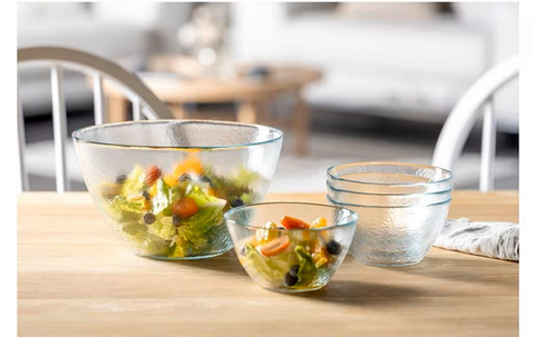 Leonardo - Schale Attivo - 5 Stück - Transparent