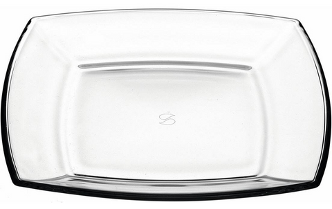 Montana - Speiseteller Carré - Glas - 6 Stück - Transparent