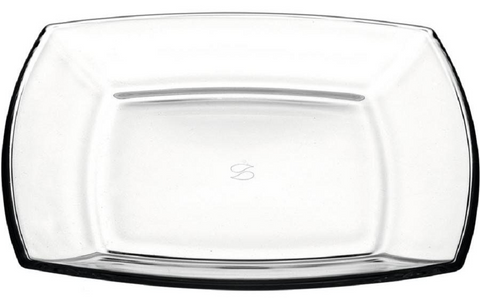 Montana - Speiseteller Carré - Glas - 6 Stück - Transparent