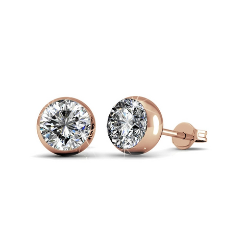MYC - Mond- und Geburtsstein-Set - Roségold und Kristall