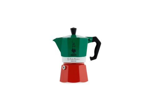 Bialetti - Espressokocher - Moka Express Italia - Grün-Rot-Weiss