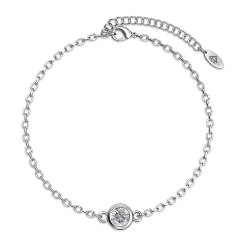MYC - Mond- und Geburtsstein-Set - Silber und Kristall