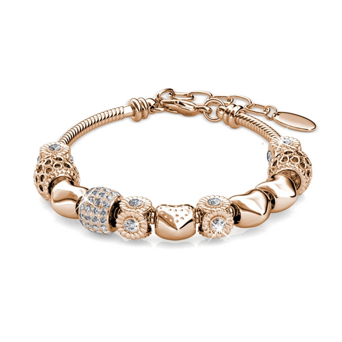 MYC Paris - Armband Radiant Charm — Roségold und Kristall