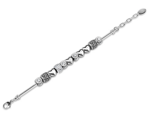 MYC Paris - Armband Radiant Charm - Silber und Kristall