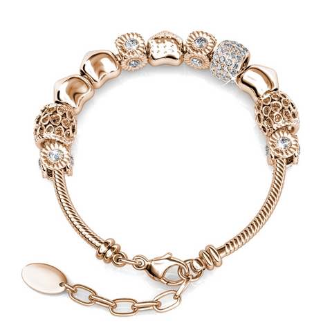 MYC Paris - Armband Radiant Charm — Roségold und Kristall