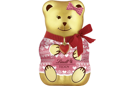 Lindt - Teddy Girl Milch Weihnachten - 100 Gramm