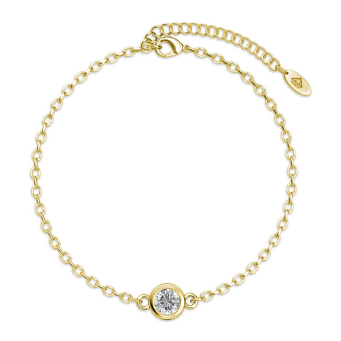 MYC - Mond- und Geburtsstein-Set — Gold und Kristall