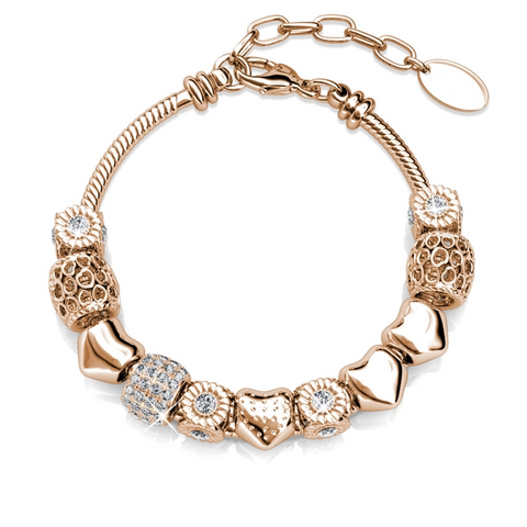 MYC Paris - Armband Radiant Charm — Roségold und Kristall
