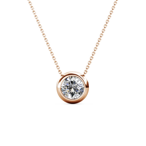 MYC - Mond- und Geburtsstein-Set - Roségold und Kristall