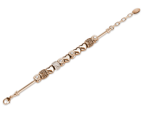MYC Paris - Armband Radiant Charm — Roségold und Kristall