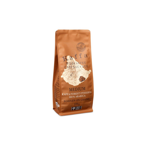 Kaffa Wildkaffee Medium Bohnen - 220 Gramm