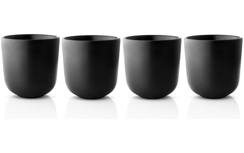 Eva Solo - Kaffeebecher Nordic Kitchen - 250 ml - 4 Stück - Schwarz