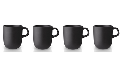 Eva Solo - Kaffeetasse Nordic Kitchen - 300 ml - 4 Stück - Schwarz