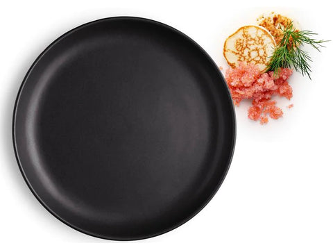 Eva Solo - Frühstücks-Dessertteller - Nordic Kitchen - 4 Stück - Schwarz - 17 cm