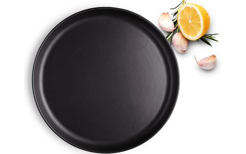 Eva Solo - Speiseteller - Nordic Kitchen - 4 Stück - Schwarz - 25 cm