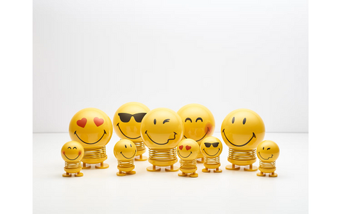 Hoptimist Aufsteller Bumble Smiley - Gelb