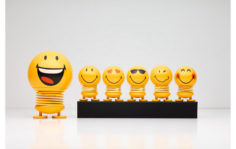 Hoptimist Aufsteller Bumble Smiley - Gelb