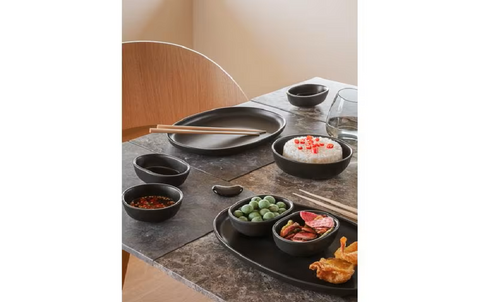 Eva Solo - Snackschale Nordic Kitchen - 9 x 3.7 cm - 4 Stück - Schwarz