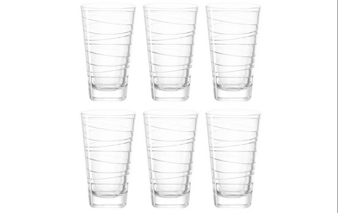 Leonardo - Trinkglas Vario Struttura - 280 ml - 6 Stück