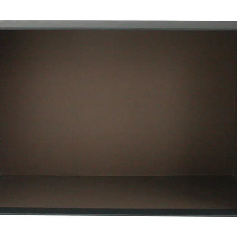 Schwarze Box, schwarz gold silber gesprenkelter Deckel mit schwarzer Schlaufe - Gross