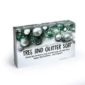Baum-und Glitzerseife