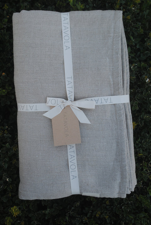 MILDA - Leinen Tischtuch rechteckig