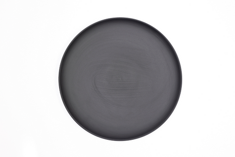 Porzellan Dinnerteller Schwarz matt - 1 teilig