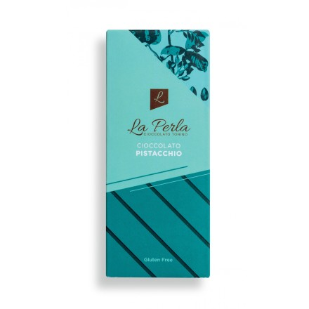 La Perla – Schokoladentafel – weiss mit Pistacchio – 60 Gramm