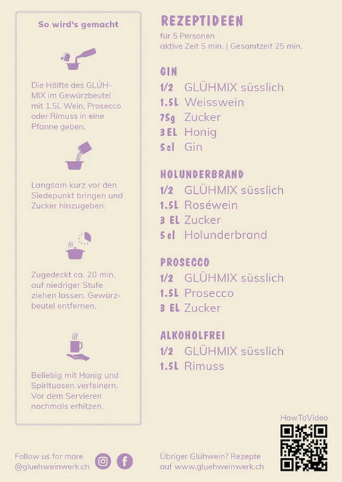 Glühmix – Süsslich