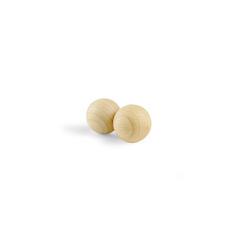 Fidea - TWINS KLEIN - Kartenhalter aus magnetischen Holzkugeln