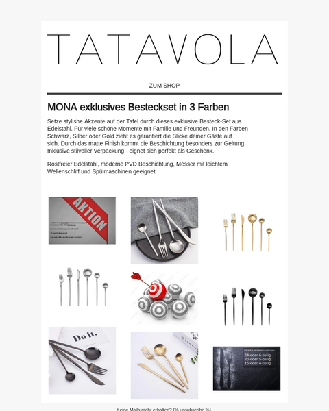 MONA - Exklusives Besteckset