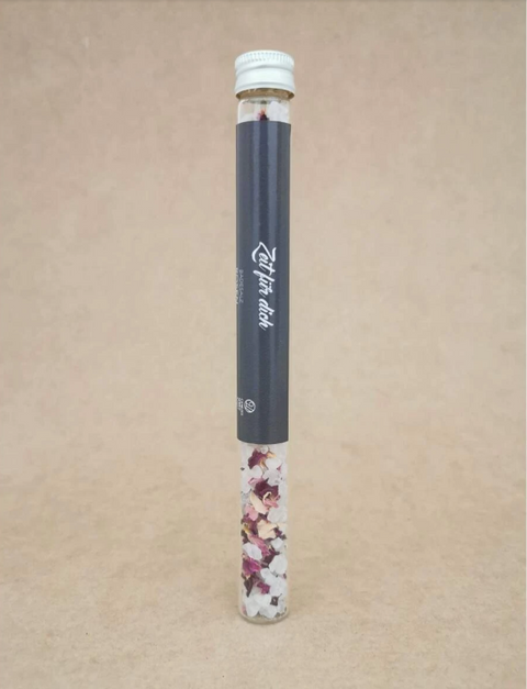 Badesalz Rosen „Zeit für Dich“ im Reagenzglas – 100 ml