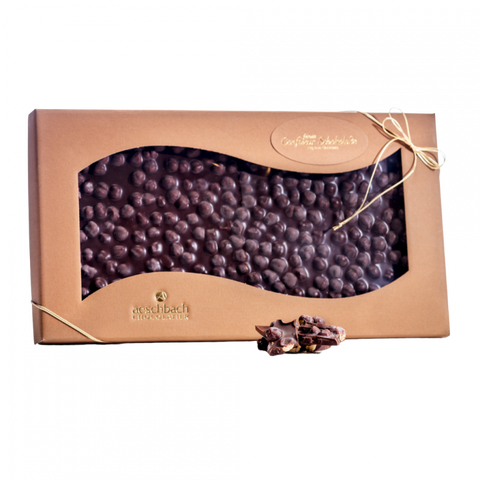 Aeschbach - XXL Dunkle Schokoladentafel mit Haselnüssen (1'000 Gramm)