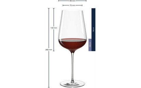 Leonardo - Rotweinglas Brunelli 740 ml - 6 Stück