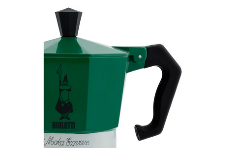 Bialetti - Espressokocher - Moka Express Italia - Grün-Rot-Weiss