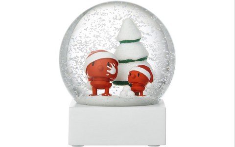 Hoptimist Schneekugel Bumble Santa - Glas