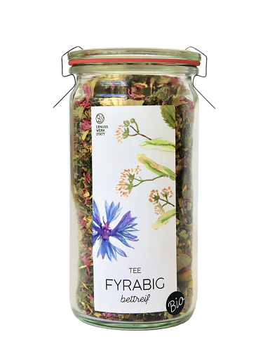 Genusswerkstatt Bio Fyrabigtee im Glas – 25 Gramm