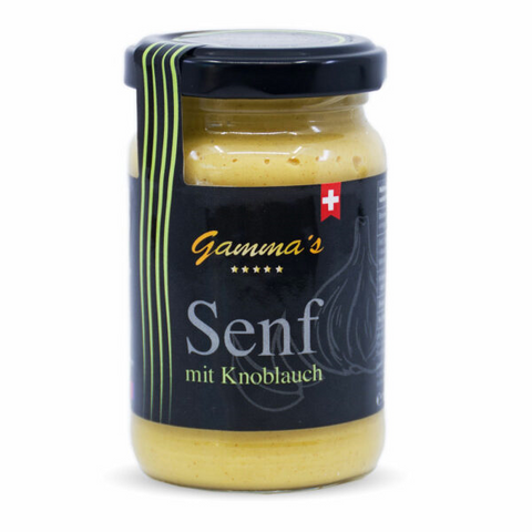 Gamma's Senf mit Knoblauch - 100 ml