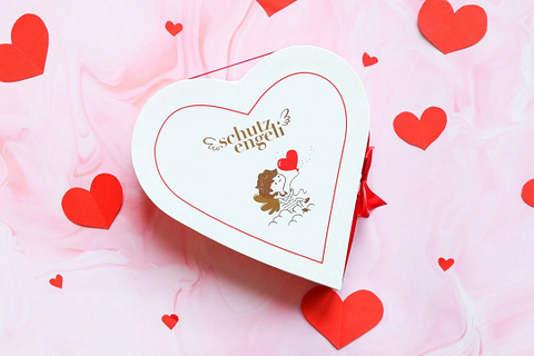 Geschenkbox - Valentinstag - 4 Herzen