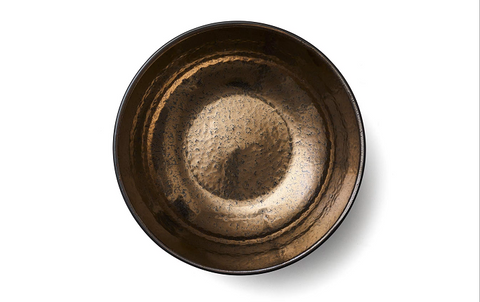 Bitz - Salatschüssel - 30 cm - Schwarz-Bronze