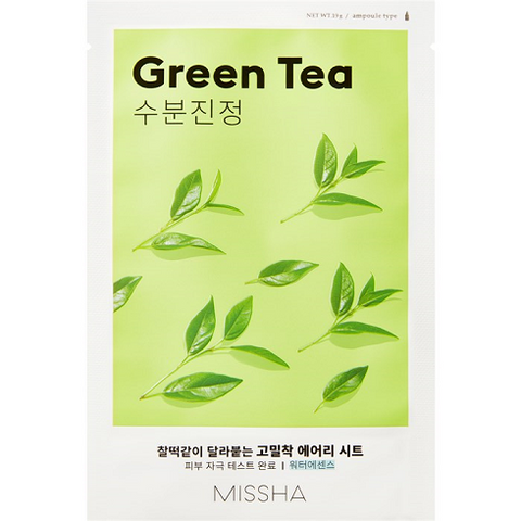 MISSHA - Gesichtsmaske Airy Fit - Green Tea