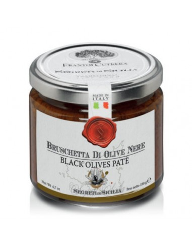 Frantoi Cutrera – Bruschetta Di Olive Nere – 190 Gramm